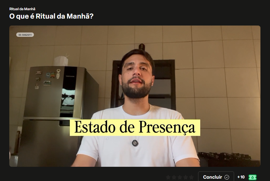 Aula O que é Ritual da Manhã?